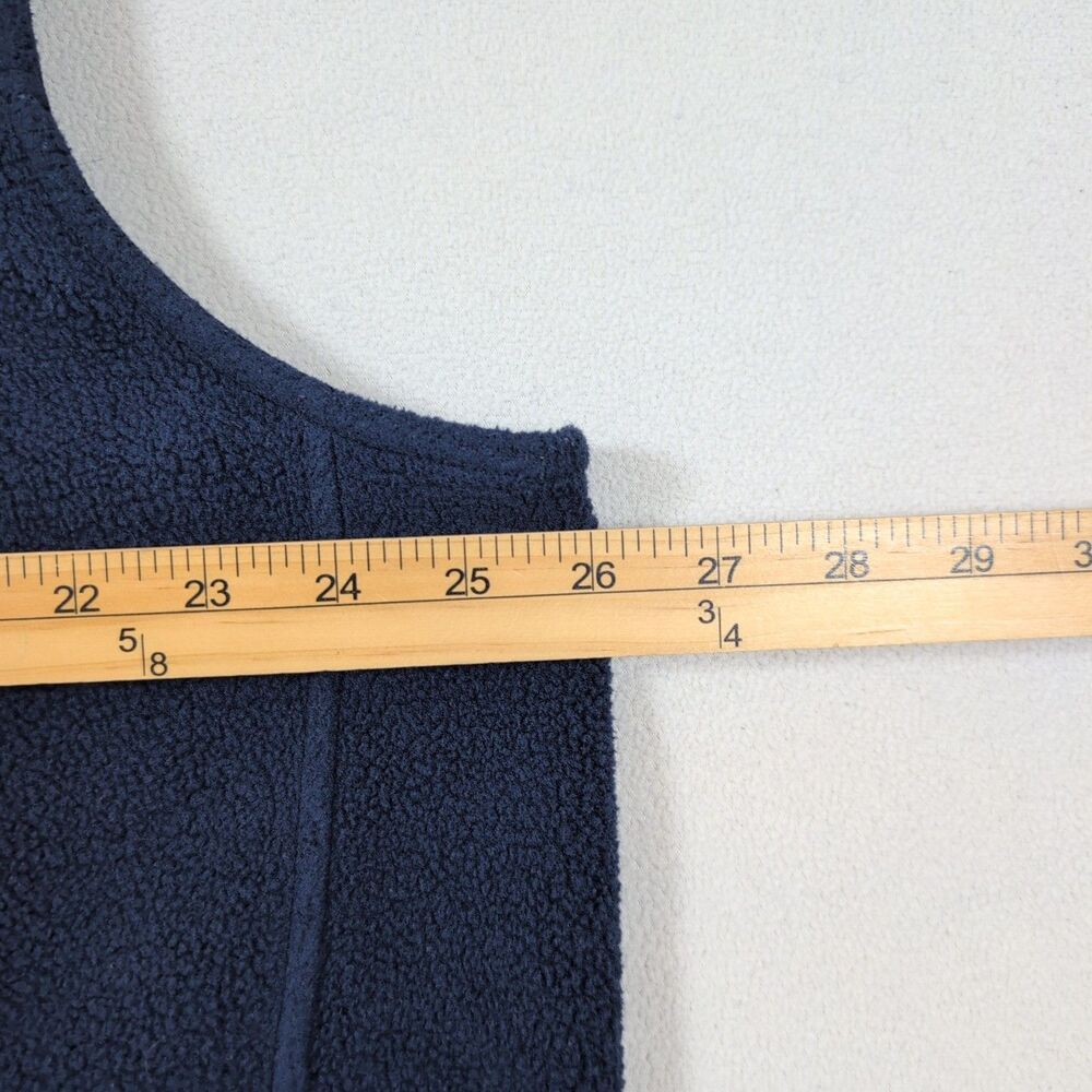 Patagonia Synchilla Vest Mens 2XL Blue Full Zip Fleece Hiking Outdoors Embroider - Picture 6 of 7